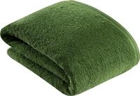 Badetuch VOSSEN "Vegan Life", gr&uuml;n (clover), B:100cm L:150cm, Frottier,