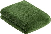 Badetuch VOSSEN "Vegan Life", gr&uuml;n (clover), B:67cm L:140cm, Frottier, Obermaterial: