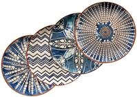 Teller M&Auml;SER "Iberico Blue", blau (blau, wei&szlig;), Speiseteller, Teller