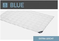 Daunenbettdecke SPESSARTTRAUM "Blue", wei&szlig;, B:135cm L:200cm, Bezug: 100% Baumwolle.