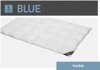 Daunenbettdecke SPESSARTTRAUM "Blue", wei&szlig;, B:135cm L:200cm, Bezug: 100% Baumwolle.