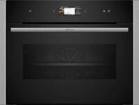 NEFF Dampfbackofen "C24FS31N0", Energieeffizienz: A+, grau (silberfarben), B:59,6cm