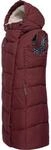 Steppweste RAGWEAR "Steppweste Pavla Vest", Damen, Gr. M, rot (wine rot),