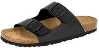 Pantolette LICO "Pantolette Bioline Man", Damen, Gr. 48, schwarz, Synthetik, Schuhe