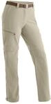 Outdoorhose MAIER SPORTS "Nata", Damen, Gr. 36, Normalgr&ouml;&szlig;en, braun (hellbraun),
