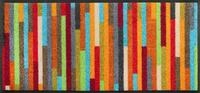 Fu&szlig;matte "Mikado Stripes", bunt, B:35cm H:7mm L:75cm, Kunstfaser, WASH+DRY BY