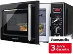 HANSEATIC Mikrowelle "AG720CE6-PM", schwarz, B:44cm H:26cm T:36cm, Mikrowellen, inkl.