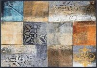 Teppich "Tilea", bunt, B:60cm H:7mm L:85cm, Polyamid, WASH+DRY BY KLEEN-TEX,