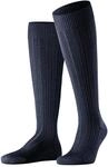 Kniestr&uuml;mpfe FALKE "Teppich im Schuh", Kinder, Gr. 39-40, blau (schwarz navy