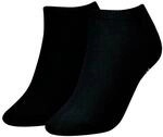 Sneakersocken TOMMY HILFIGER "TH WOMEN SNEAKER 2P", Damen, Gr. 35-38, schwarz,