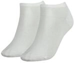 Sneakersocken TOMMY HILFIGER "TH WOMEN SNEAKER 2P", Damen, Gr. 35-38, wei&szlig;,