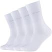 Socken CAMANO "ca-soft", Herren, Gr. 35-38, wei&szlig;, Baumwollmischung, unifarben,