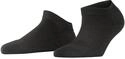 Sneakersocken FALKE "ClimaWool", Damen, Gr. 37-38, grau (anthra mel (3117)),
