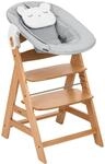 Hochstuhl HAUCK "Alpha Newborn Pre, Nature Grey", Kinder, Gr. B/H/T: 56cm x 77cm x