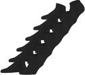 Sneakersocken FALKE "Happy 6-Pack", Kinder, Gr. 35-38, schwarz (schwarz (3000)),