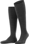 Kniestr&uuml;mpfe FALKE "Airport Plus", Kinder, Gr. 39-40, grau (anthra.mel (3080)),