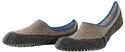 Haussocken FALKE "Cosyshoe", Herren, Gr. 37-38, grau (oak melange), Merinowolle,