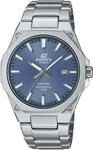 Quarzuhr CASIO EDIFICE, silber (blau, silberfarben), Armbanduhren, Herren, Quarzuhr,