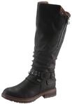 Winterstiefel RIEKER, Damen, Gr. 36, Varioschaft, schwarz, Lederimitat, Schuhe