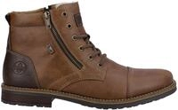 Winterstiefelette RIEKER, Herren, Gr. 40, braun (dunkelbraun), Lederimitat,...