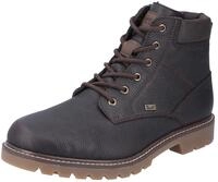 Winterstiefelette RIEKER, Herren, Gr. 40, braun (dunkelbraun), Leder, Lederimitat,