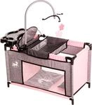 Puppenbett BAYER "Multibett", rosa (einhorn grau, rosa), Puppenm&ouml;bel,...