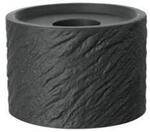 Kerzenhalter VILLEROY & BOCH "Kerzenhalter Manufacture Rock Home &oslash; 6,3 cm schwarz",