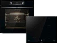 GORENJE Backofen-Set "BLACKSET2", Energieeffizienz: A, schwarz, Herdsets,