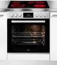 BEKO Elektro-Herd-Set "BBUM12320XMPE", Energieeffizienz: A+, grau (edelstahl),