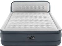 Luftbett INTEX "DuraBeam UltraPlushHeadboard" Gr. 152, grau, Luftbetten, B/H/L: 152cm