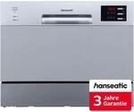 HANSEATIC Standgeschirrsp&uuml;ler "HG5544D63602", Energieeffizienz: D, silber