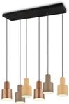TRIO LEUCHTEN Pendelleuchte "AGUDO, H&auml;ngelampe 6-flammig exkl 6xE27 max 40W