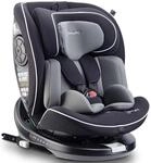 Autokindersitz BABYGO "Nova2 360 I Size", Baby, schwarz, Polyester, Kindersitze