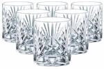 Whiskyglas NACHTMANN "Whiskytumbler Palais 304 ml 6er Set transparent", bunt
