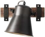 BRILLIANT Wandstrahler "Decca", schwarz (schwarz stahl), 1, H: 25cm, 1 Stk.,