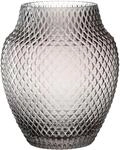 Tischvase LEONARDO "Dekovase POESIA, Relief-Optik, in bauchiger Form", grau,...