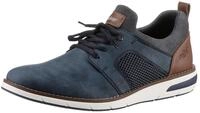 Slip-On Sneaker RIEKER, Herren, Gr. 40, blau (jeansblau, grau, cognac),...