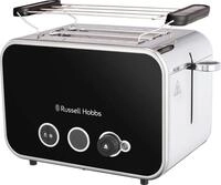 RUSSELL HOBBS Toaster "Distinctions Schwarz 26430-56", schwarz (edelstahl, schwarz),