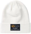 Skim&uuml;tze ALPHA INDUSTRIES "Crew Beanie", Gr. onesize, wei&szlig; (jet stream wei&szlig;),