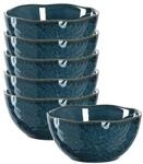 Schale LEONARDO "Schalen Matera &oslash; 12.0 cm 6er Set", blau, Sch&uuml;sseln, Schale