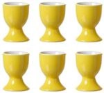 Eierbecher RITZENHOFF & BREKER "Eierbecher Doppio &oslash; 5 cm 6er Set", gelb, Porzellan,