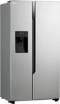 LG Side-by-Side "GSM32HSBEH", Energieeffizienz: E, silber, B:91cm H:178,6cm T:69,3cm,