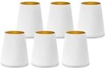 Glas ST&Ouml;LZLE "Becher Power 380 ml 6er Set", bunt (wei&szlig;, gold), Glas, Trinkgef&auml;&szlig;e,