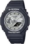 Chronograph CASIO G-SHOCK, schwarz (schwarz, silberfarben), Armbanduhren, Herren,