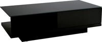 Couchtisch SALESFEVER "im minimalistischen Stil", schwarz, B:120cm H:36cm T:60cm,