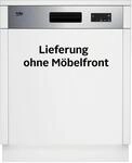 BEKO teilintegrierbarer Geschirrsp&uuml;ler "BDSN15O30X 7688901677", Energieeffizienz: D,
