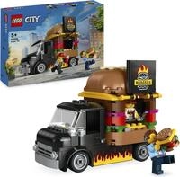 Konstruktionsspielsteine LEGO "Burger-Truck (60404), LEGO City", bunt,