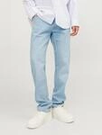 Tapered-fit-Jeans JACK & JONES "JJIMIKE aus elastischem Material und Used-Waschung",
