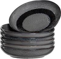 Suppenteller LEONARDO "Matera", grau (anthrazit), H:4cm &Oslash;:21cm, Keramik,