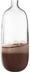 Bodenvase LEONARDO "Dekovase CASOLARE", braun, B:20cm H:50cm T:10cm, Glas, Vasen,